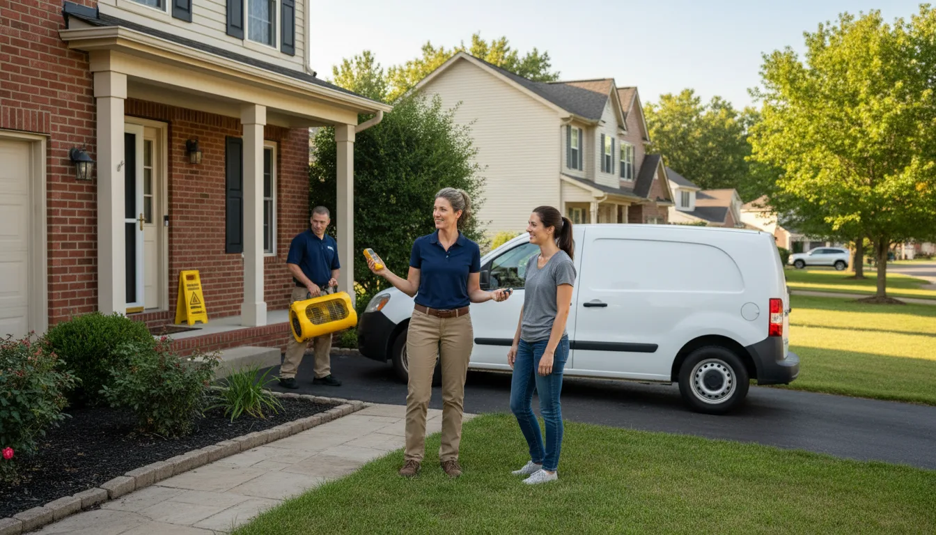 Residential water damage restoration in Clintwood, VA
